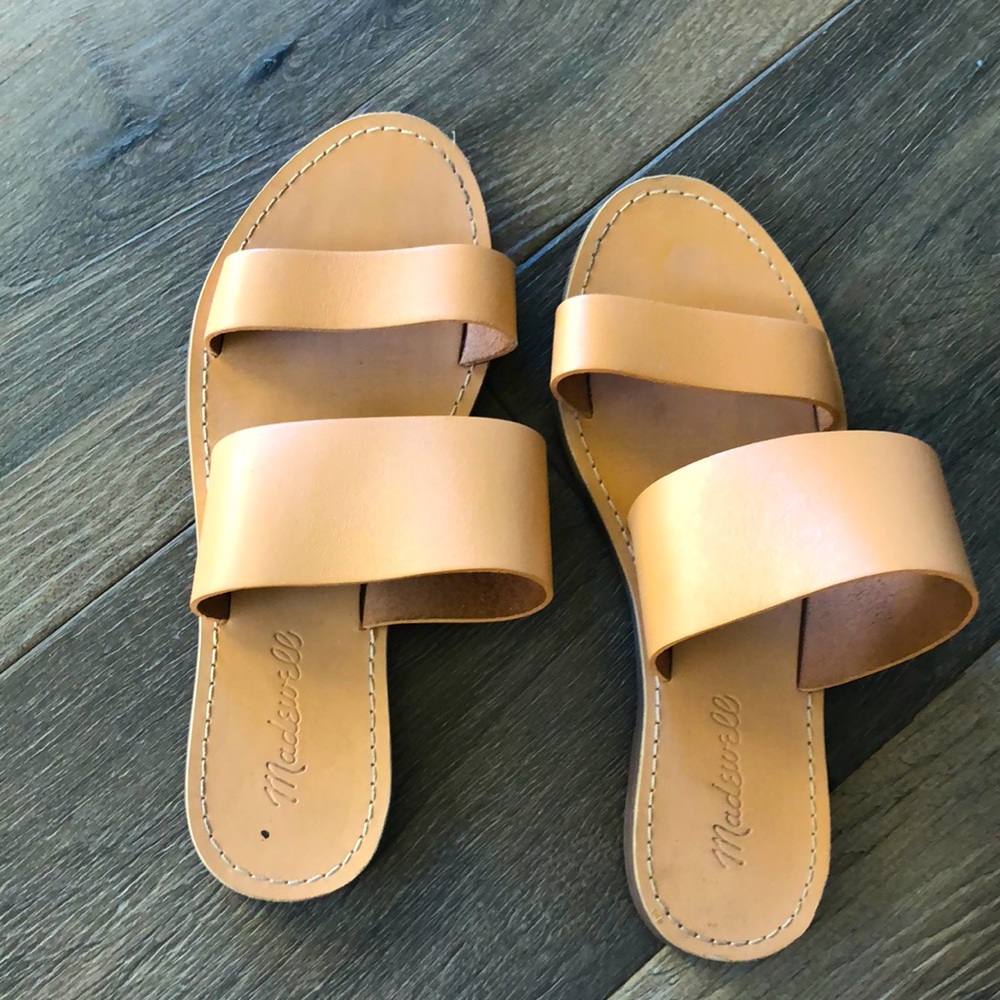 Madewell tan leather sandals
